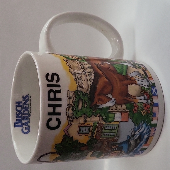 Busch Gardens Souvenir Name Coffee Mug Chris - Picture 7 of 14